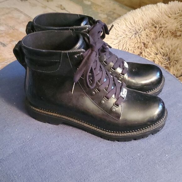 Circus By Sam Edelman Women's Shoes Sam Edelman Circus Kascade Blue Rain Boots - Picture 3 of 8